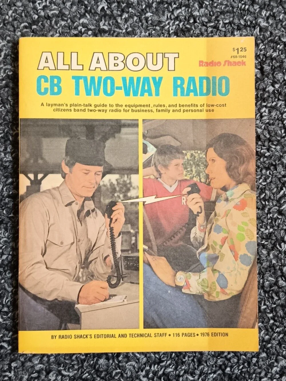 1976 'All About CB Two-Way Radio Shack Vintage 70s Electronic Paperback Book